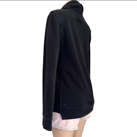 Lululemon Black Cowl Neck Press Pause Pullover Size 6⭐️ - Picture 5 of 8